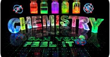 Photographic word designs using hand made coloured lights and uv reactive sculptures in water.
