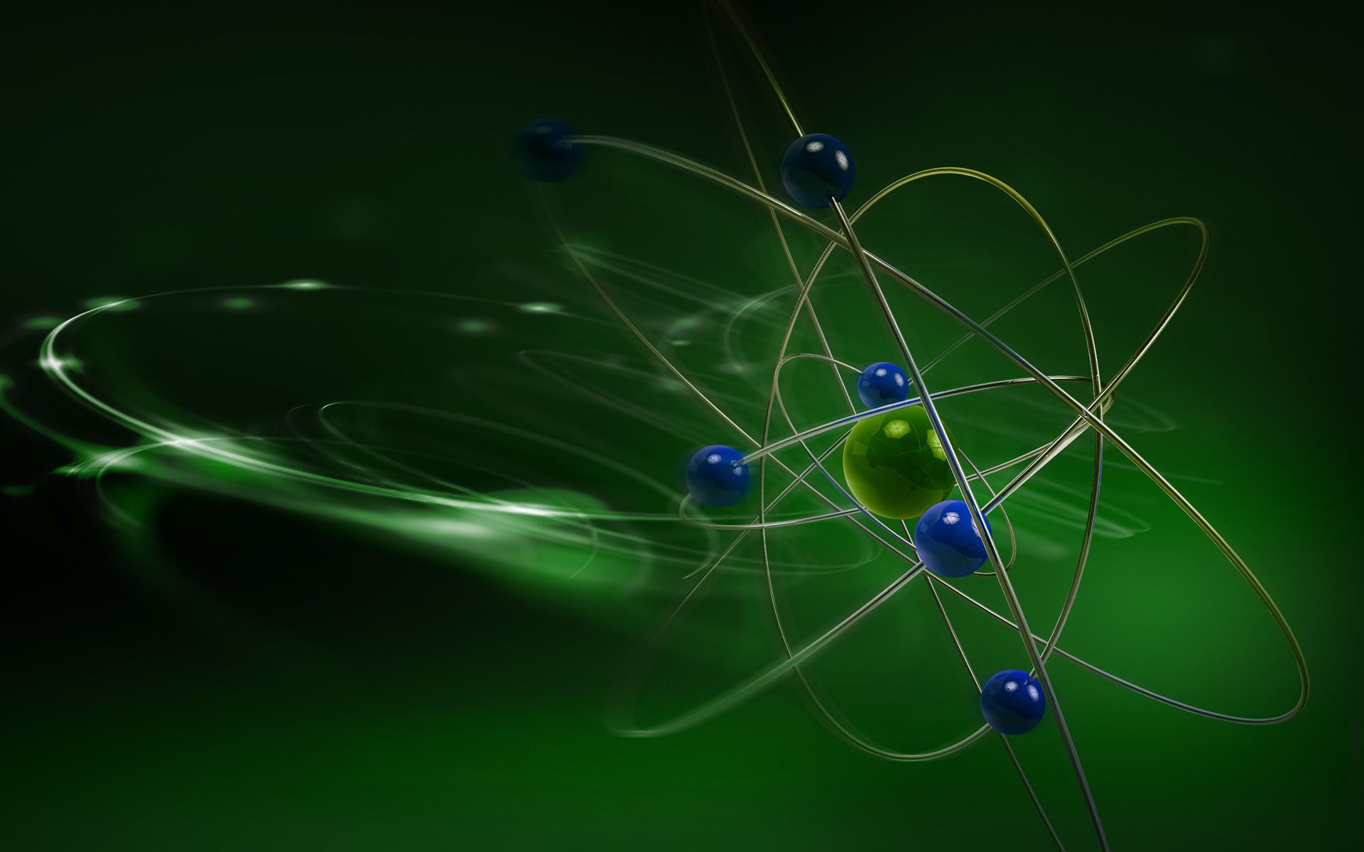 Наименьшая элементарная частица. Атом. Заставка на рабочий стол наука. Физика абстракция. Микромир атомы.
