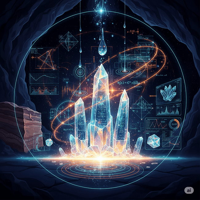 математика сталагмиты кристаллы