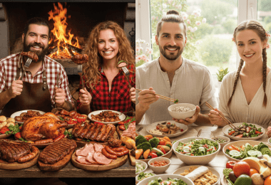 мясоеды вегетарианцы еда питание