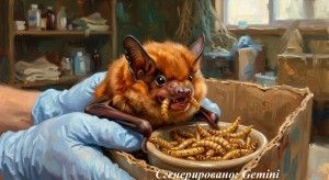 красная летучая мышь