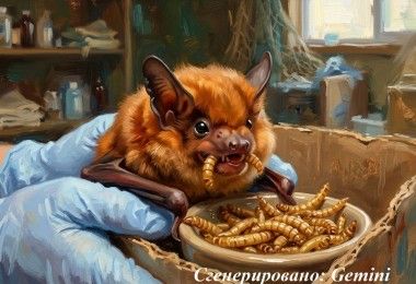 красная летучая мышь