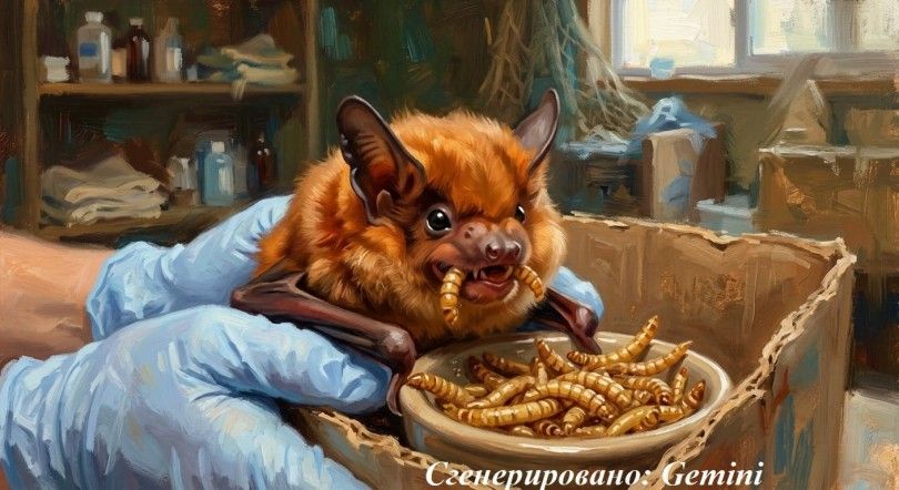 красная летучая мышь